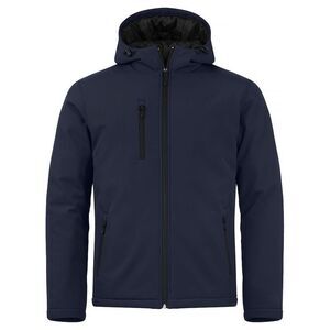Clique Mens Padded Soft Shell Jacket / Dark Navy